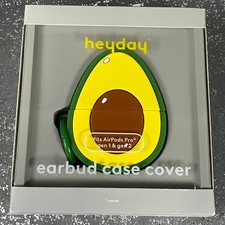 Heyday Avocado Earbud Case Cover for AirPods Pro Gen 1 Gen 2 Silicone Cute