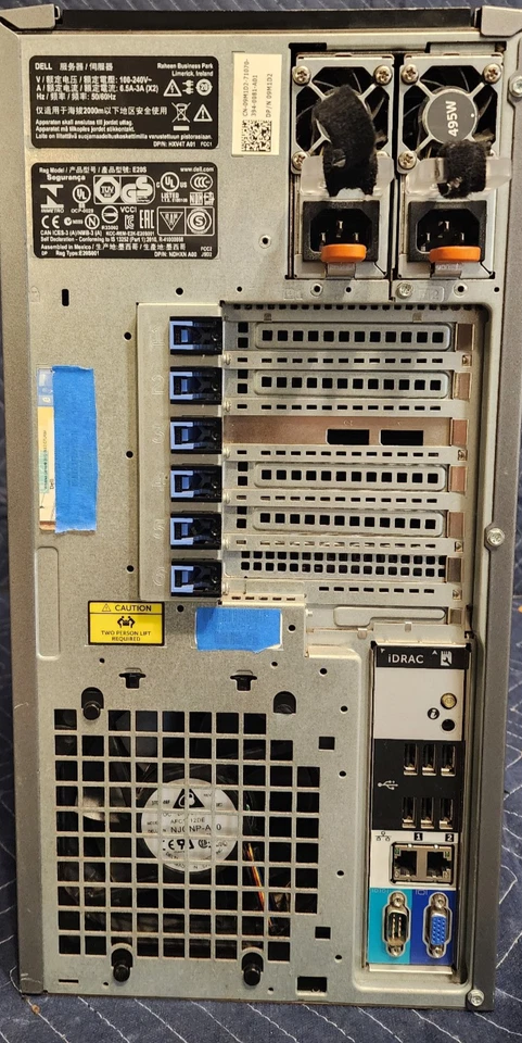 Dell Poweredge T420, Dual XEON E5-2470v2 2.4ghz, 192GB DDR3 RAM, 16TB Raid 5 - Image 3 of 4