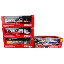 Assorted Racing Champions NASCAR Transporter Diecast Trucks  Stock Car 4P Lot