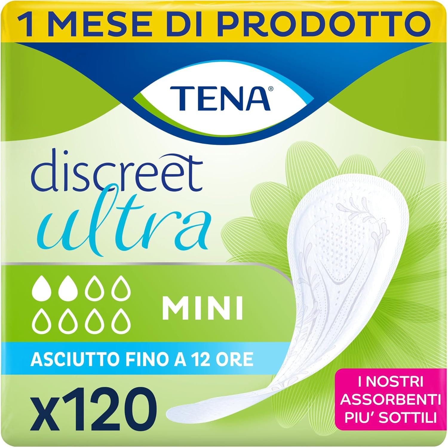 TENA Discreet Mini Ultra 120 pz: Libertà Totale e Protezione Invisibile