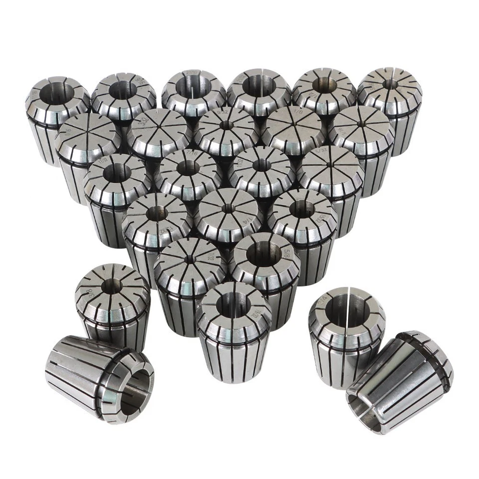 25 Pack Collet Set ER32 Collet Chuck 1/16 inch-3/4 inch Holder Spring Collet - Image 2 of 4