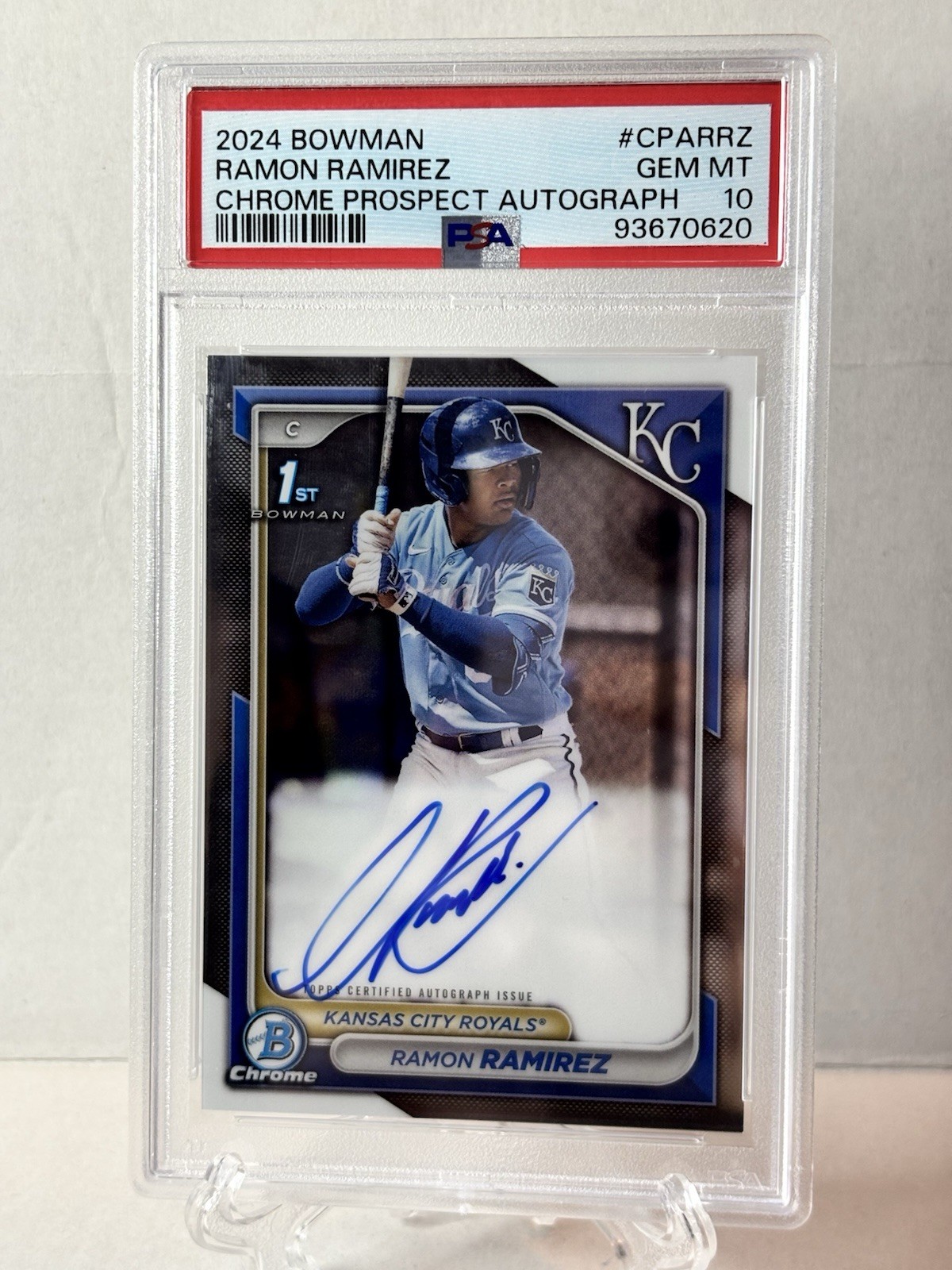 2024 Bowman Chrome Prospect Autographs #CPARRZ Ramon Ramirez PSA 10