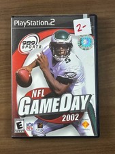 NFL GameDay 2002 PS2 PlayStation 2 CIB Complete Case Manual Disc 989 Sports