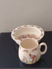 Royal Doulton Bunnykins Fine Bone China 2-Piece Set Bowl and Cup