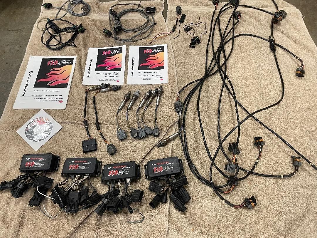 Wide Band O2 AFR KWB4001 8 Channel Kit FJO Brand Racing