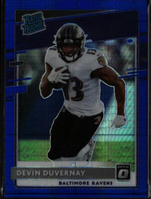 2020 Donruss Optic #179 Devin Duvernay Blue Scope K329