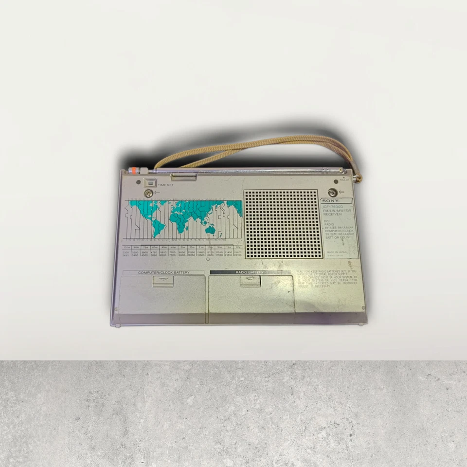 Sony ICF-7600D Shortwave Radio FM AM SW LW SSB Digital Receiver Japan RARE - Image 2 of 4