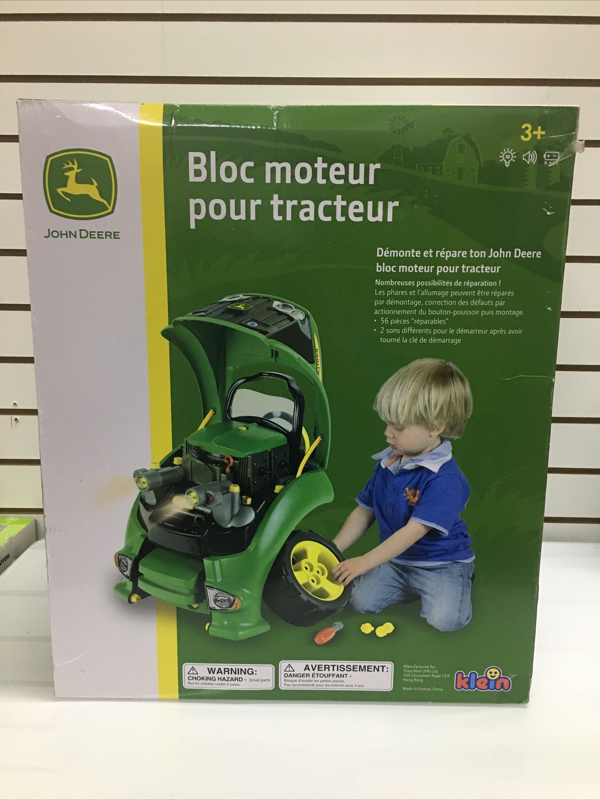 john deere tractor engine take apart playset