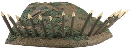 BRITAINS 51027 - 18th/19th Century Redoubt Section, Corner with Base cut outs