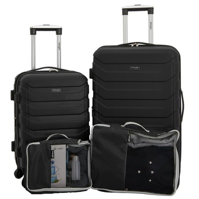 Wrangler Verticals Packaging Cubes Lockable Handle Hardside Black (4-Piece)