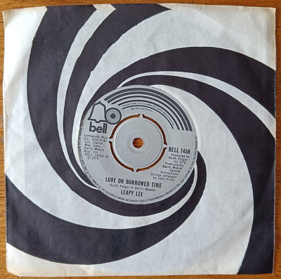 Leapy Lee: Love On Borrowed Time / Ode  to a Friendly Toad (Single), UK 1975