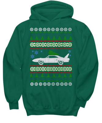 Plymouth SuperBird Ugly Christmas Sweater - Hoodie