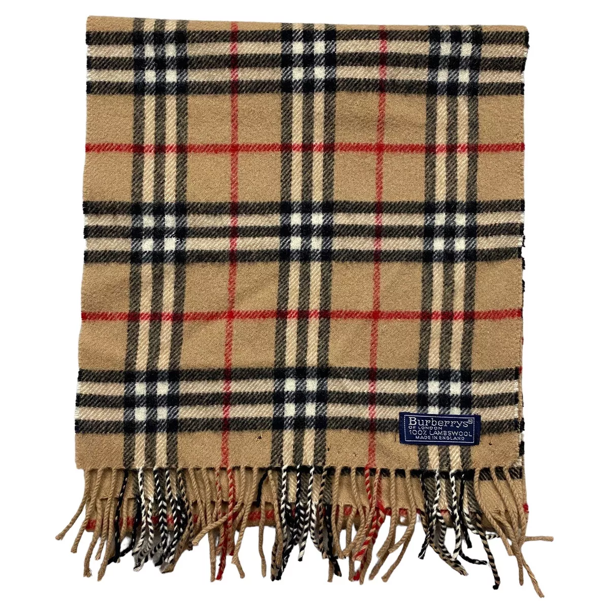 Burberrys of london 100 lambswool scarf hotsell