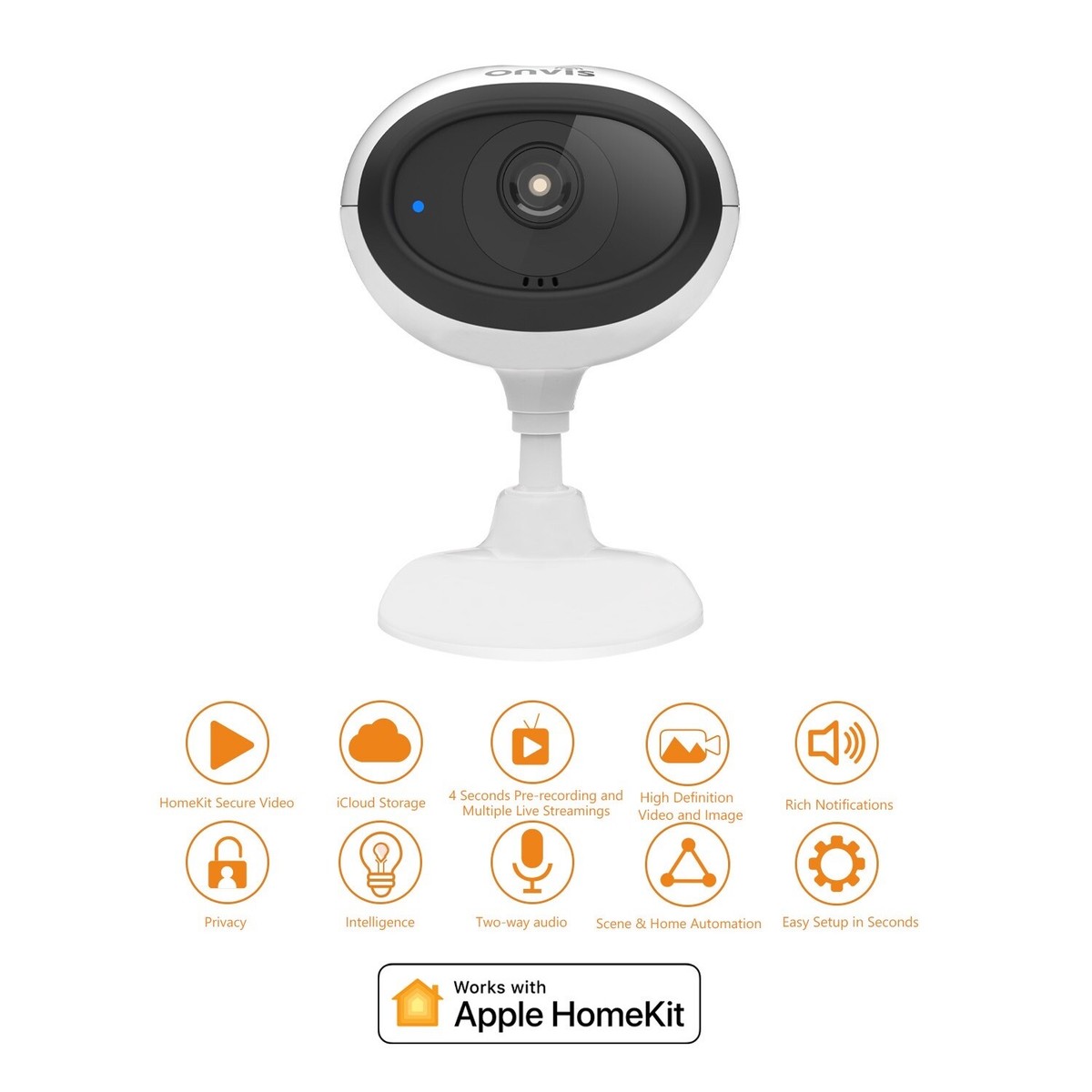 Security Camera Apple Homekit Wireless Camera ONVIS HomeKit Secure