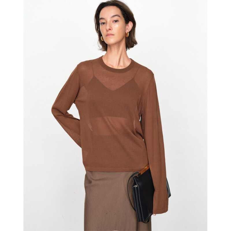 FILA T shirt maglietta THE ROW donna moda protezione solare in maglia