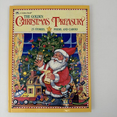 Rare 1986 The Golden Christmas Treasury A Golden Book 25 Stories