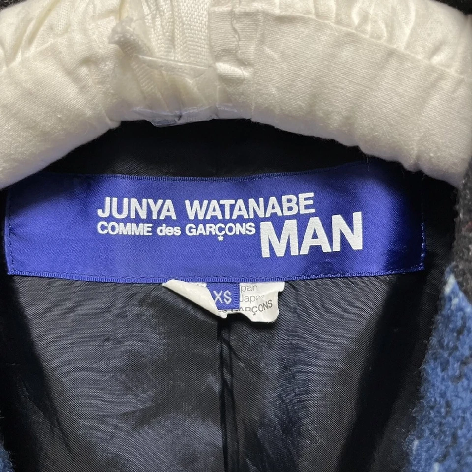 Junya Watanabe Distressed Patchwork Wool Jacket Size XS/S - Image 4 of 4