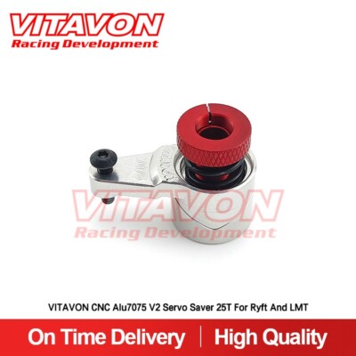 Vitavon CNC Alu7075 V1 Servo Saver 25T for RBX10 Ryft and LMT