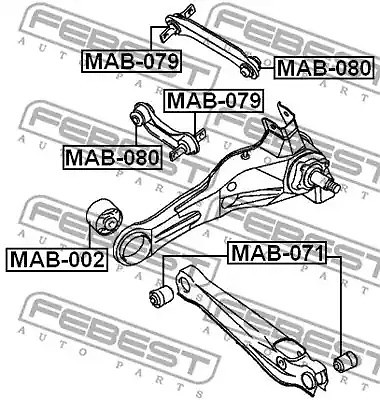 Mab 071 сайлентблок