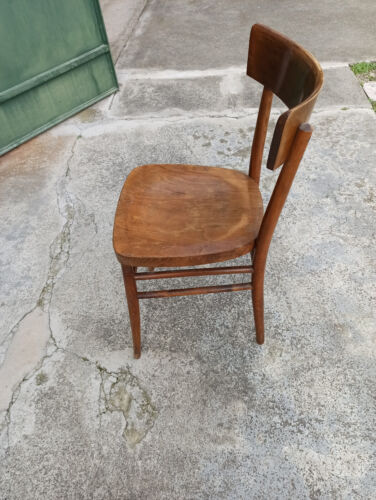 N. 2 sedie da osteria anni '50 solide e robuste in legno - Foto 1 di 2