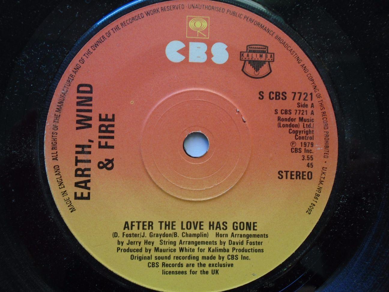 Earth Wind & Fire After The Love Has Gone 7