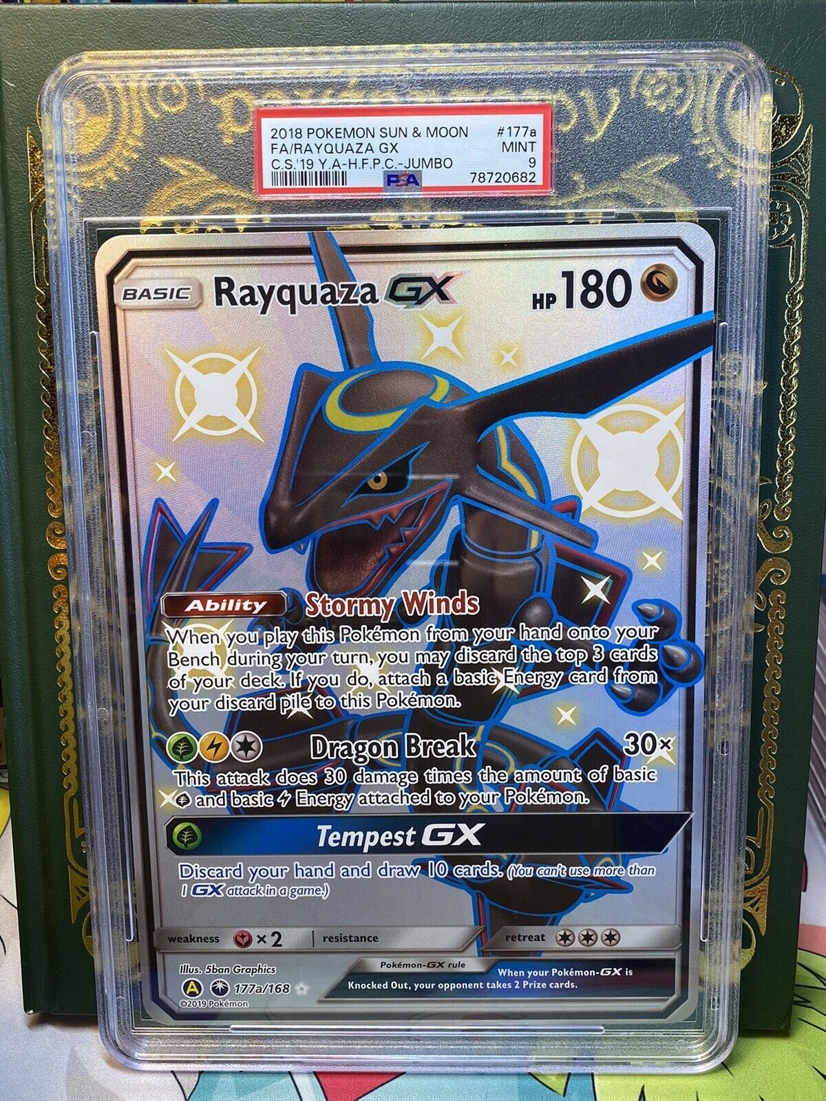 POKEMON CARD - RAYQUAZA GX 177a/168 - NEW FR