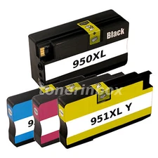 *4pk 950XL 951XL C/M/Y Ink Cartridge For HP OfficeJet Pro 8620 8625 8630
