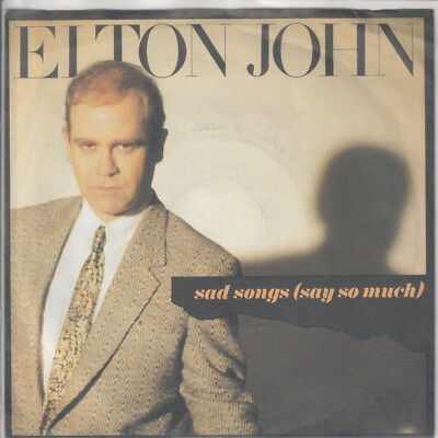 Elton John   Sad Songs (say so much)   A Simple man  822 087-7 - 1984  7 -Single