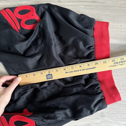 RETRO Mperial Sportswear 100% Black & Red YOUTH Basketball Shorts Med 💯 - Picture 4 of 11
