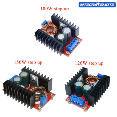 100/120/150W DC-DC Boost Converter 10-32V to 12-60V Non-isolated Step Up Module