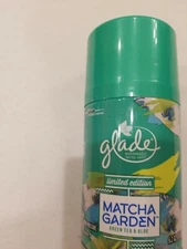 Glade Automatic Spray Refill Limited Edition Matcha Garden Green Tea Aloe 6.2 