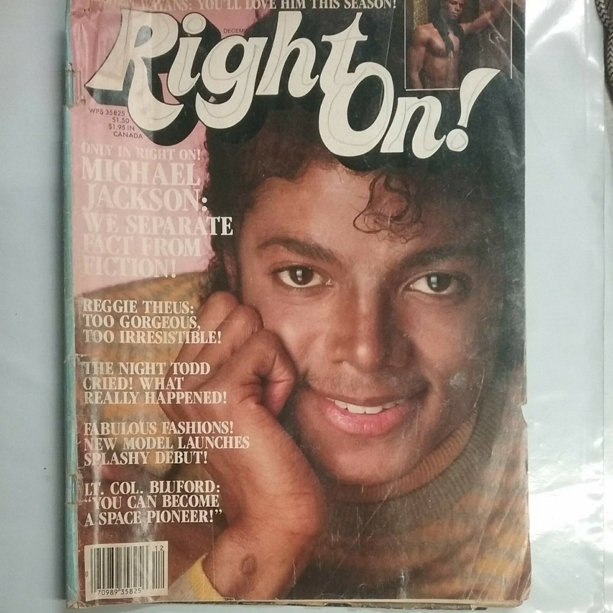 マイケルジャクソン　海外雑誌　RIGHT ON Right On! Magazine December 1983 MICHAEL JACKSON cover | eBay