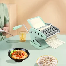 Manual Pasta Maker Machine 6 Adjustable Thickness Settings Lasagna/Dumpling Skin