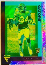 Kyle Pitts 2021 Chronicles Draft Picks Flux Silver Prizm Holo Rookie Card #249