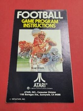 Football Atari 2600 MANUAL ONLY Authentic Original