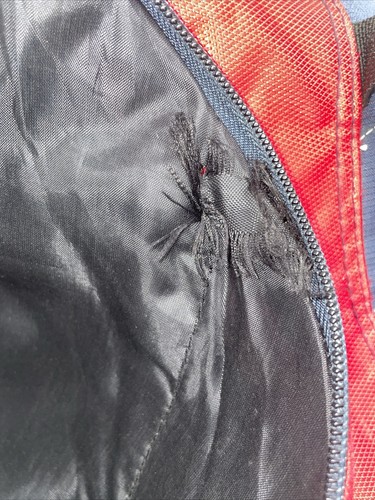 U.S. Polo Assn Backpack One Shoulder Red White Blue Cross Pack Vintage - Picture 9 of 16