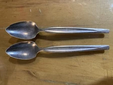 😍  Vintage Grapefruit Spoon Wm Rogers MFG CO USA Silver plate Qty 2