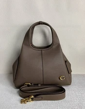 COACH Lana Shoulder Bag 23 CM545 Dark Stone New Outlet