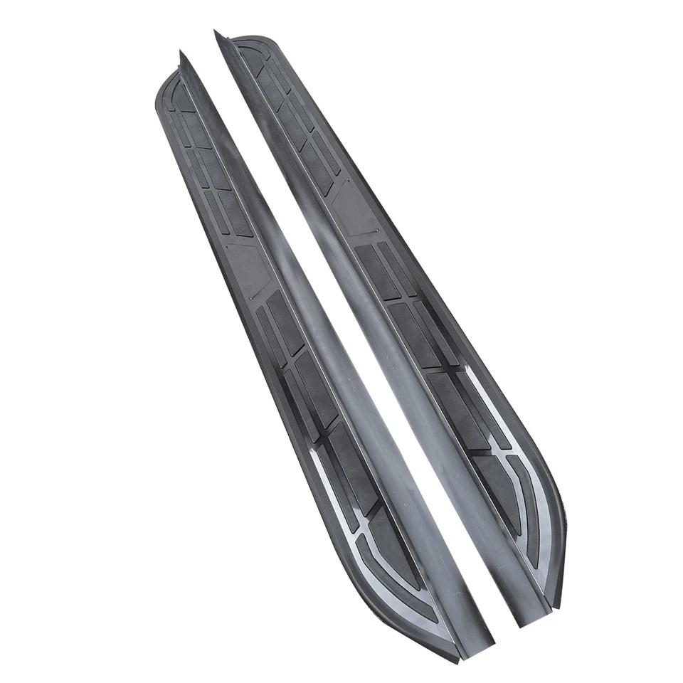 Se adapta a estriberas Nissan Murano 2015-2025 pedales de peldaño lateral barra Nerf fija Foto 2 de 4