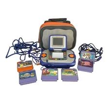 VTech V Smile Cyber Pocket Learning Systems With 6 Games & V Link USB Parts
