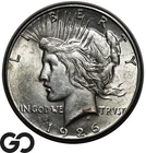 1926-S Peace Dollar, Nice int Luster, Brilliant Uncirculated Silver $