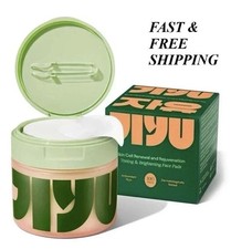JIYU Korean Skincare Anti-Aging Toner Pads dark Spot Wrinkle Minimizing 100pads