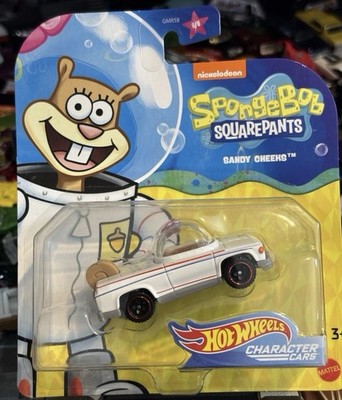 Hot Wheels SpongeBob Sandy Cheeks Diecast Character Cars