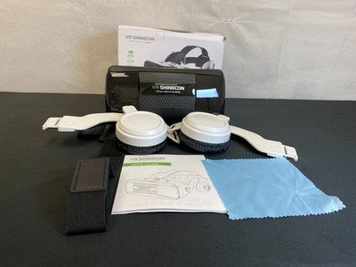 VR Shinecon SC-GO6EB White Black HD Optical Resin Lenses Virtual Reality Glasses