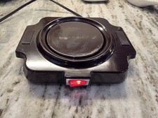 Vtg Bunn Bunn-O-Matic Coffee Pot Plate Warmer Porcelain Finish Brown Model BCW