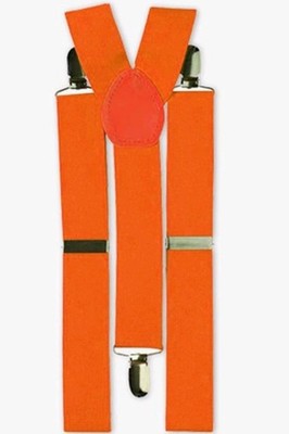 Forum Novelties Neon Orange Kostüm-Hosenträger Einheitsgröße,Keller Festival