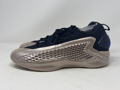 adidas AE 1  Low Anthony Edwards 1 Champagne Metallic Black JQ6133 Mens Sneakers