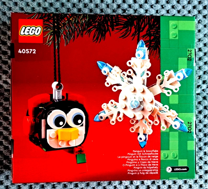 Lego Seasonal (Weihnachten / X-MAS) - 40572 Pinguin mit Schneeflocke - Neu & OVP - Bild 2 von 2