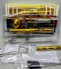 0.3mm Dual Action Airbrush Kit Paint Spray Gun Craft Cakes Models Nail Art