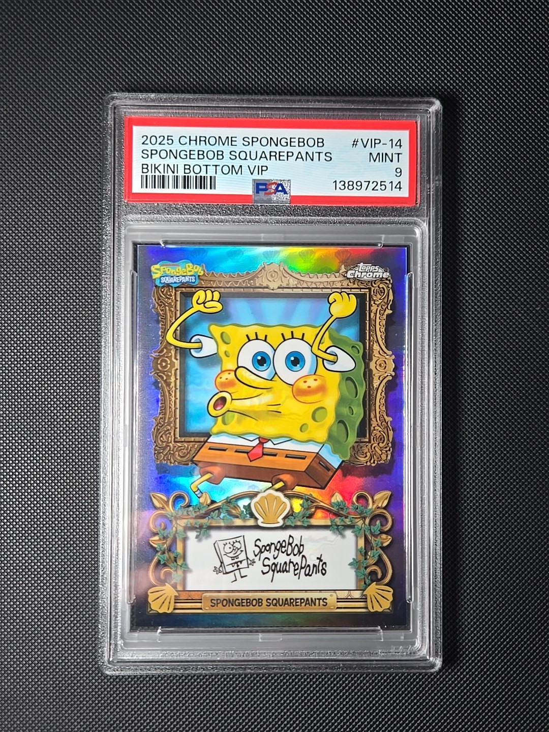 PSA 9 - 2025 Topps Chrome Spongebob Squarepants Bikini Bottom VIP #VIP-14